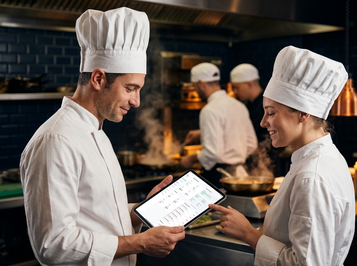 Tutta la brigata allineata. Anche il commis al primo giorno.